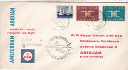 KLM / AMSTERDAM ABIDJAN 1963 - Poste Aérienne