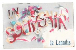 LANNILIS (29) Carte Fantaisie Souvenir De - Sonstige & Ohne Zuordnung