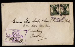 A5979) UK India Fieldpost Airforce Cover 05/27/44 To Bombay - 1936-47 Roi Georges VI