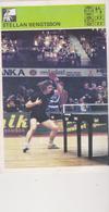 TH2111  ~~  STELLAN BENGTSSON  ~  SVIJET SPORTA CARD - Table Tennis