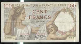 Billet 100 Francs France Sully 5-3-1942.CA. - 100 F 1939-1942 ''Sully''