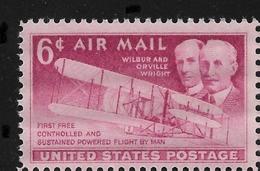 US 1949 Air Mail Wright Brothers Scott # C45,VF-XF MNH**OG - 2b. 1941-1960 Ungebraucht