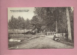 CPA   -  Marseille En Beauvaisis -  (Oise) - Le Pont Et La Prairie Du Château - Marseille-en-Beauvaisis