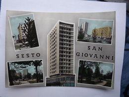 H3701 CARTOLINA  Di SESTO SAN GIOVANNI MILANO    VIAGGIATA  SALUTI - Sesto San Giovanni