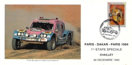 CHAILLEY 1ere étape Paris Dakar 1993 Proto Bourgoin - Autres & Non Classés