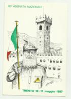 60 ADUNATA NAZIONALE TRENTO 1987 ILLUSTRATA DEBIASI   - NV FG - Regimente