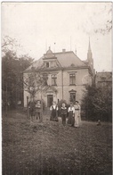 REINSDORF Bez Zwickau Pfarr Wohnhaus Mit Bewohner Original Fotokarte Gelaufen 4.1.1911 - Zwickau