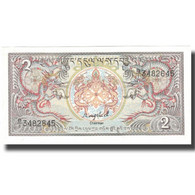 Billet, Bhoutan, 2 Ngultrum, Undated (1986), KM:13, SUP+ - Bhután