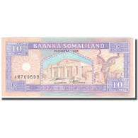 Billet, Somaliland, 10 Shillings = 10 Shilin, 1996, 1996, KM:2a, NEUF - Somalie