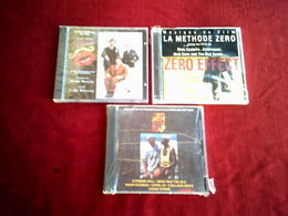 COLLECTION DE 3 CD ALBUMS  DE BANDE ORIGINAL DE  FILM ° ZERO EFFECT + VICTOR VICTORIA + WHITE MEN CAN'T RAP - Collezioni