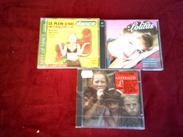 COLLECTION DE 3 CD ALBUMS  DE COMPILATION ° SONG THE LOLITAS  DOUBLE ALBUM + KALE1DOSCOPE + NRJ  BEST 1995 - Collections Complètes