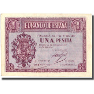 Billet, Espagne, 1 Peseta, 1937, 1937-10-12, KM:104a, SUP - 1-2 Pesetas