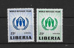 LOTE 1875  ///  (C015)  LIBERIA 1960 - YVERT Nº  366 + PA 120  **MNH    ¡¡¡¡LIQUIDATION !!!! - Liberia