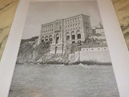 PHOTO INAUGURATION DU MUSEE OCEANOGRAPHIQUE DE MONACO 1910 - Non Classés