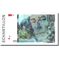 France, 200 Francs, Echantillon, SPL - Fautés