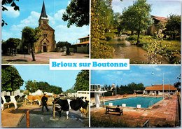 79 BRIOUX SUR BOUTONNE - L'église Et La Place, Le Marais, Le Marché Aux Bestiaux, La Piscine - Brioux Sur Boutonne