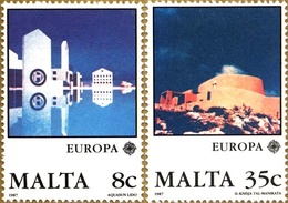 EUROPA - CEPT 1987 - Malte - 2 Val Neufs // Mnh - 1987