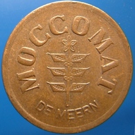 KB296-6 - MOCCOMAT DE MEERN - De Meern Utrecht - Cu 22.0mm - Koffie Machine Penning - Coffee Machine Token - Profesionales/De Sociedad