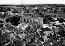 CPSM   Montredon Labessonnie  église  Et Foirail - Montredon Labessonie