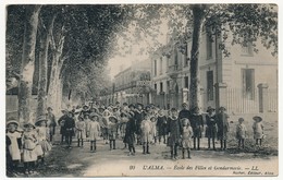 CPA - ALGERIE - L'ALMA - Ecole Des Filles Et Gendarmerie - Autres & Non Classés