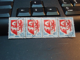 4 Timbres Attachés Blason D'AUCH Oblitérés PARIS 1967 - Otros & Sin Clasificación