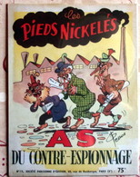 Plaque Métal "Les Pieds Nickelés" Du Contre-Espionnage - Placas En Aluminio (desde 1961)