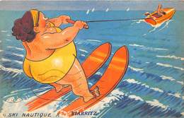 64-BIARRITZ -CARTE A SYSTEME- SKI NAUTIQUE A BIARRITZ - Biarritz