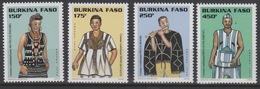 Burkina Faso 1998 Mi. 1473 - 1476 Costume Traditionnel Clothes Kleidung Tradition 4 Val. ** - Burkina Faso (1984-...)