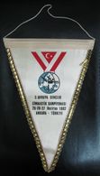 AC -  3rd EUROPEAN GYMNASTICS CHAMPIONSHIP JUNIORS  25 - 27 JUNE 1982 ANKARA, TURKEY PENNANT - Gimnasia