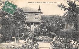 95-VIARMES-JARDIN DE L'HÔTEL DU CHEVAL BLANC - Viarmes