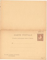 Monaco, Entier Postal : CPRP 10c Brun Sur Jaune Charles - Postwaardestukken