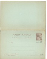 Monaco, Entier Postal : CPRP 10c Brun Sur Vert Albert - Enteros  Postales