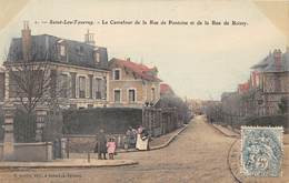 95-SAINT-LEU-TAVERGNY- LE CARREFOUR DE LA RUE DE PONTOISE ET DE LA RUE BOISSY - Saint Leu La Foret