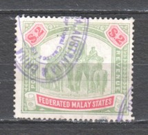 Malaya State 1907 Mi 36 Wmk 3 Canceled (see Scan) - Fédération De Malaya