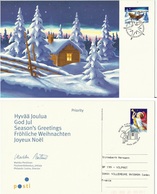 CARTE 1ER JOUR FINLANDE - NOEL 2002 - Maximum Cards & Covers