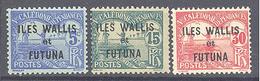 Wallis Et Futuna: Yvert N° Taxe 1/5*; 3 Valeurs - Postage Due