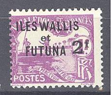 Wallis Et Futuna: Yvert N° Taxe 9* - Timbres-taxe