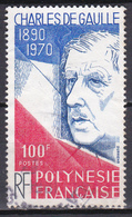 Polynésie 10e Anniversaire De La Mort Du Général De Gaulle N°159 Oblitéré - Oblitérés