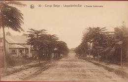 Belgisch Congo Belge Leopoldville Est L' Avenue Castermans Animee Afrique Africa - Kinshasa - Leopoldville (Leopoldstadt)