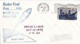 U S A WALLOPS ISLAND Rocket Fired Arcas LI 6576 10 10 1973. - Oceanië