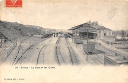 27-EVREUX-LA GARE ET LES QUAIS - Evreux