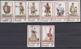 Polynésie Floklore Gravures Anciennes  N°202 à 204-216 à 218-238-240 Oblitéré - Used Stamps