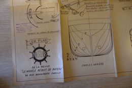 2 Plans Du Modèle Réduit Aramis Paquebot Des Messagerie Maritimes échelle 1/150  Dimensions De Chaque Plan 99,5 X 64 Cm - Other Plans