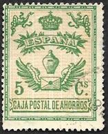 ESPAGNE  1918  - Fiscal  N°  25   Avec Chiffre De Contrôle Au Dos - Oblitéré - Postage-Revenue Stamps