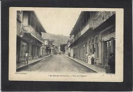 CPA Ile De La Réunion Non Circulé Saint Denis Commerce Shop - Saint Denis