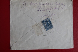 1924        ENVELOPPE   COMPLETE  DE  PLOESTI  POUR  PARIS    2   PHOTOS - Brieven En Documenten