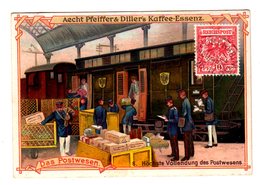 Chromo Postwesen, Zug, Train, Ägypten, Aecht Pfeiffer & Diller's, En Allemand, Allemagne, Deutschland - Otros