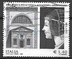 ITALIE    -    2009.    Bibliothèque / Pinacothèque Ambrosiana De Milan.   Oblitéré . - 2001-10: Usados