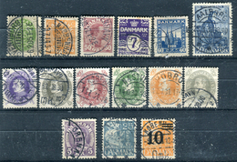Denmark - 15 Different "oldies" - Before 1940 - All Cancelled - Sammlungen