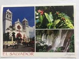 Circulated Postcard San Salvador( Coat Of Arms Stamps) - El Salvador